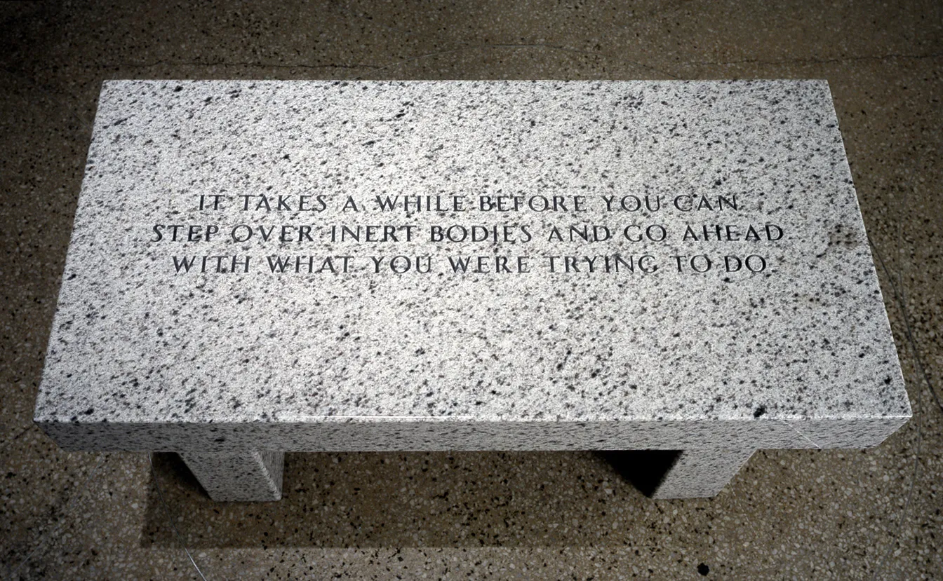 The Living Series: It takes a while before you - Jenny Holzer