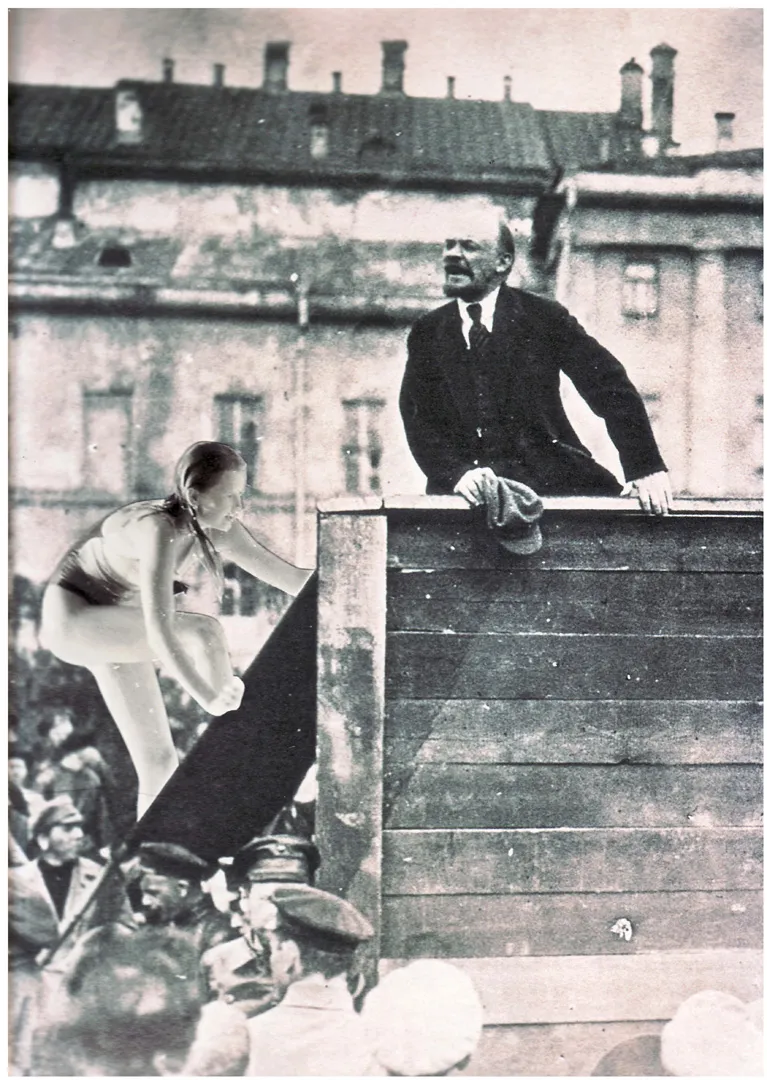 Lenin addresses the troops outside the Bolshoi Theater in Moscow Lenin addresses the troops outside the Bolshoi Theater in Moscow