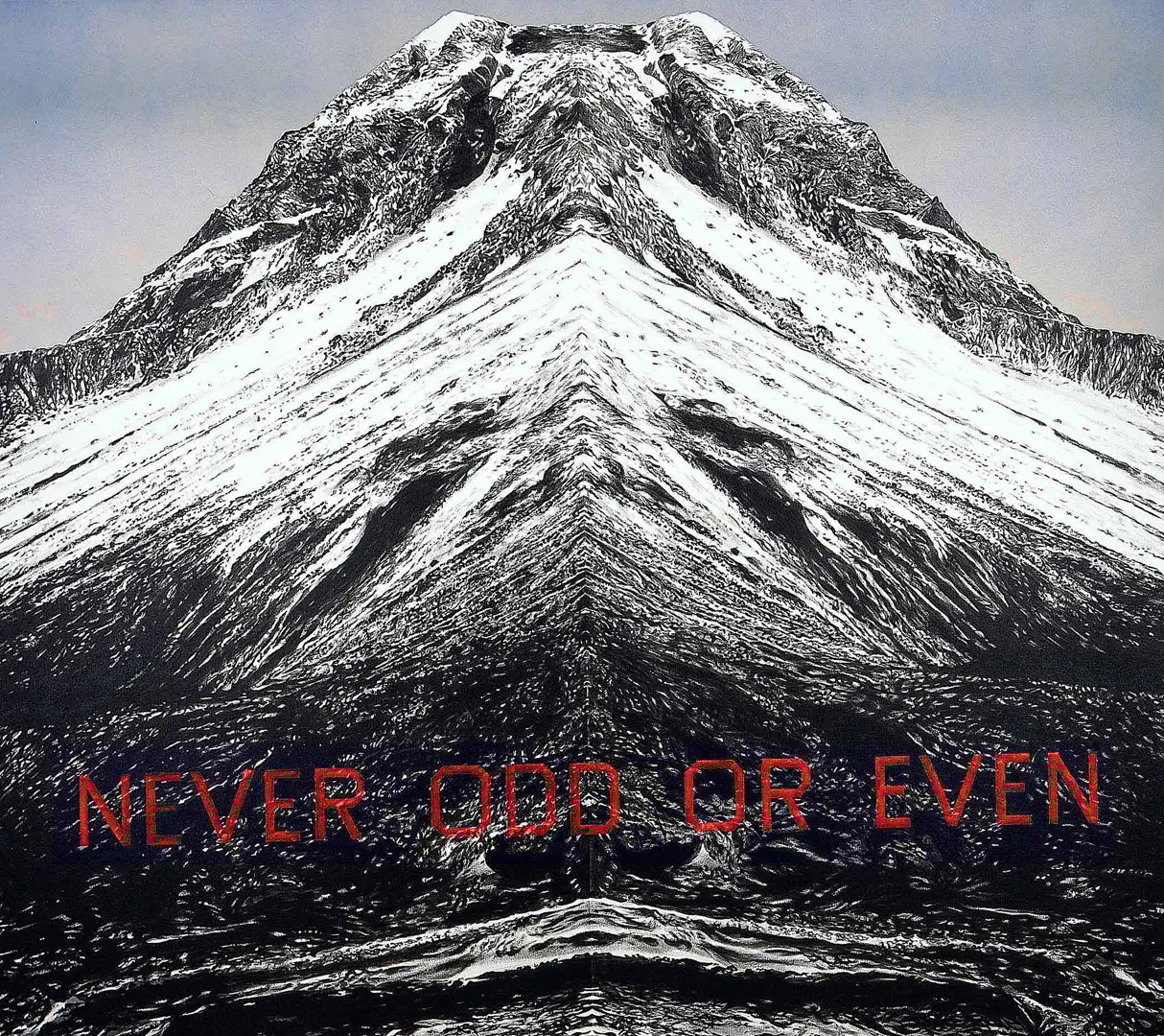 Ed Ruscha - Never Odd or Even, 2001, acrylic on canvas
