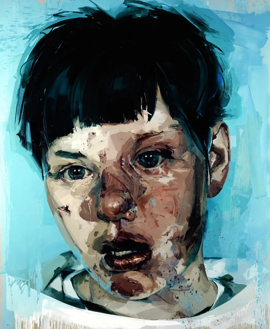 Jenny Saville - Stare, 2004-05, oil on canvas