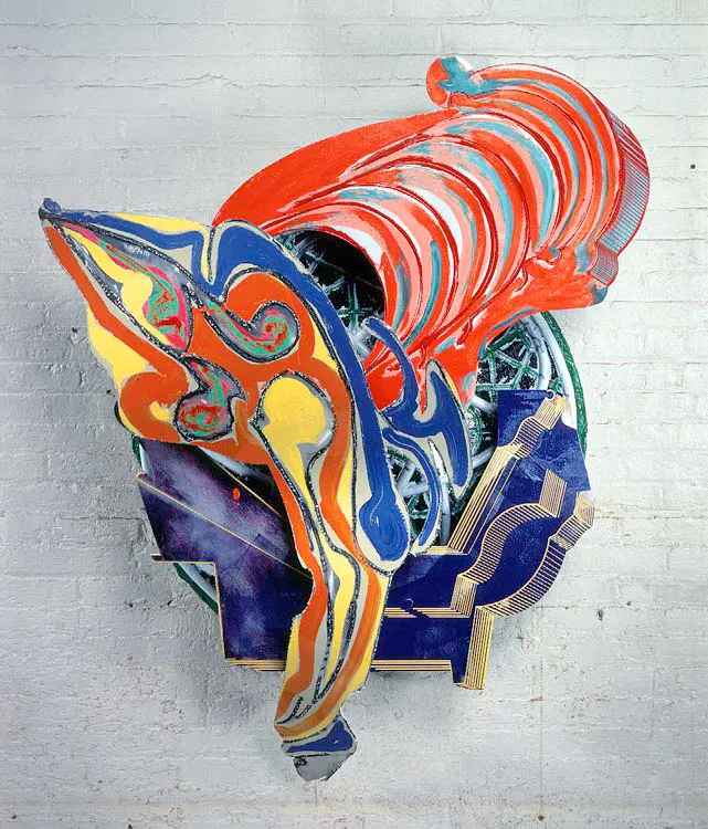 フランクステラ　ポスター　HIBELL ART フランク・ステラ　1984 Frank Stella Vintage 1975 Lithograph Print 