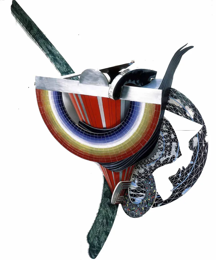 Merry Christmas (S-5, 3x - 2d version) - Frank Stella | The Broad