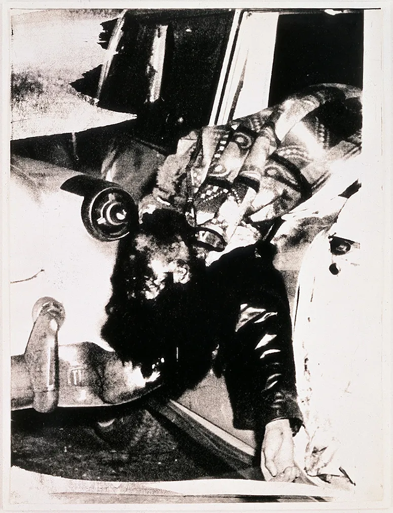 Andy Warhol - Ambulance Disaster, circa 1963, screenprint on Strathmore drawing paper