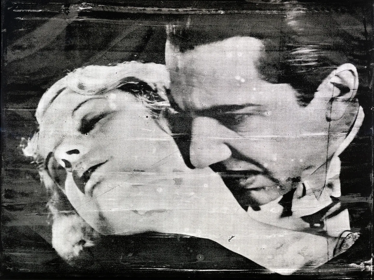 Andy Warhol - The Kiss (Bela Lugosi), 1963, screenprint on paper