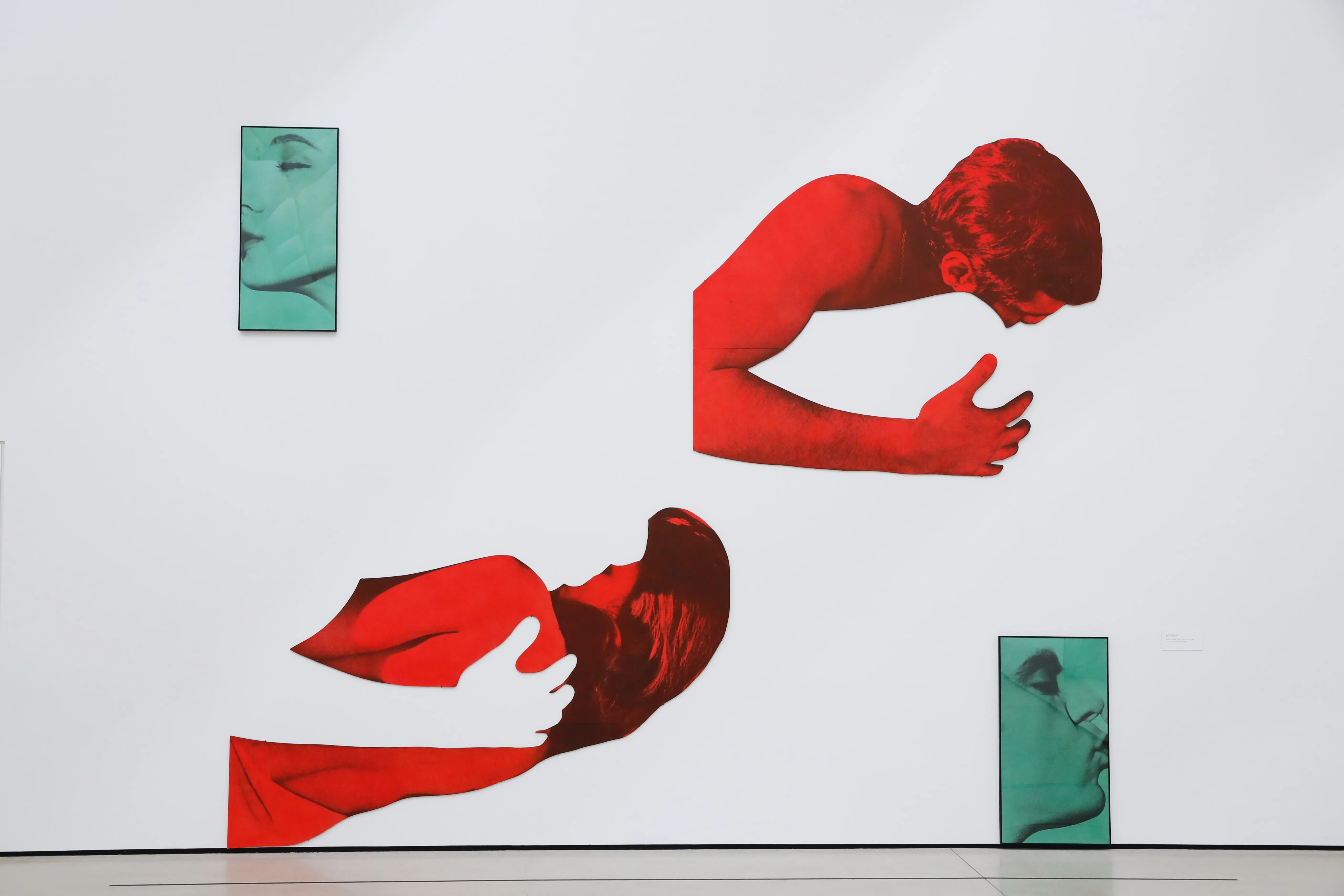 Green Kiss/Red Embrace (Disjunctive) - John Baldessari | The Broad